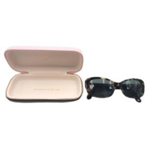kate spade Claretta tortoise shell  polarized sunglasses with case